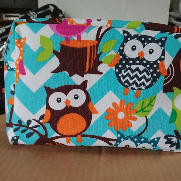 NGIL Handbags - Owl Party Cosmetic Case, Perfect Gift idea